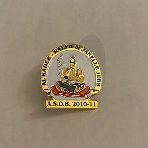 Shriners Al Kader A.S.O.B. 2010-2011 Snake Charmer Jubb Enamel Metal Lapel Pin